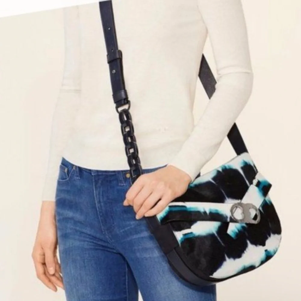 TORY BURCH GEMINI LINK TIE DYE CROSSBODY BAG